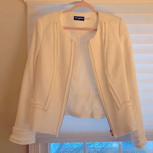 Karl lagerfeld white blazer
